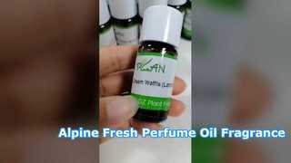 Huile de parfum d’eau de montagne argentée pour les fabricants