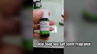 Huile parfumée au sel de mer pour savon et shampoing clairs et stables