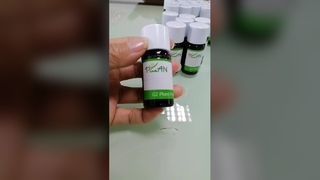 Huile parfumée de luxe au thé vert et à la fleur d'oranger