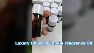 Huile parfumée d'hibiscus rouge de qualité supérieure pour bougies de luxe
