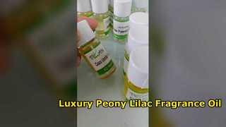 Huile parfumée pivoine et lilas de qualité supérieure pour diffuseurs