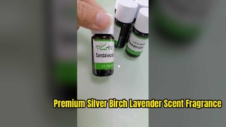 Huile parfumée de qualité supérieure au bouleau argenté et à la lavande