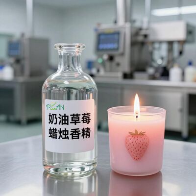Huile aromatique à l'huile essentielle, saveur fraise crémeuse, pour bâtonnets diffuseurs, bougies parfumées et productions de sprays d'ambiance