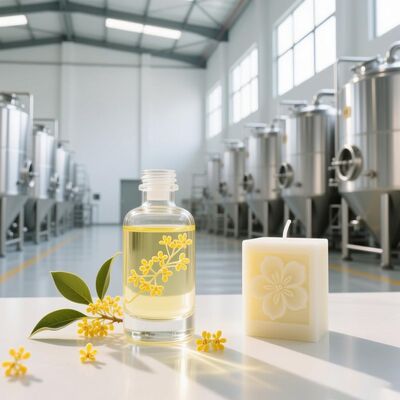 Parfums pour bougies de soja L'huile parfumée de citron Osmanthus Pour la production de bougies parfumées Avec échantillon gratuit