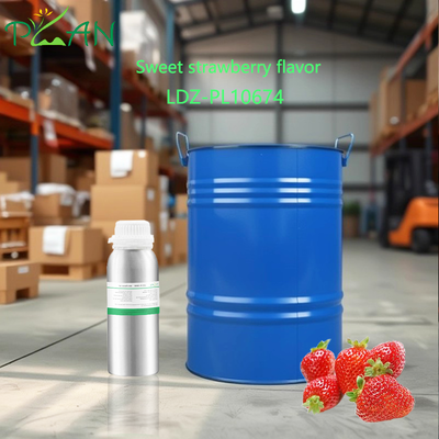 Huile parfumée en gros haute concentration saveur fraise sucrée pour la fabrication/production de parfums avec échantillon gratuit