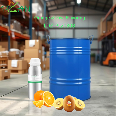 Huile parfumée arôme orange et kiwi pour gel douche, shampoing et fabrication/production de savon parfumé avec stabilité élevée des tensioactifs, échantillon gratuit