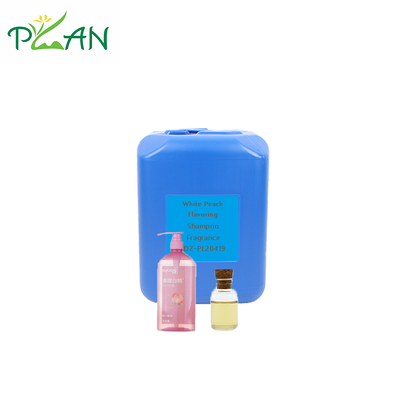 Parfum pour nettoyant corporel, arôme senteur pêche blanche, huile parfumée pour la fabrication / production de gel douche, shampoing et savon parfumé avec haute stabilité aux tensioactifs